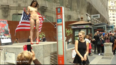 Slutty American Tourist Publicly Disgraces Herself