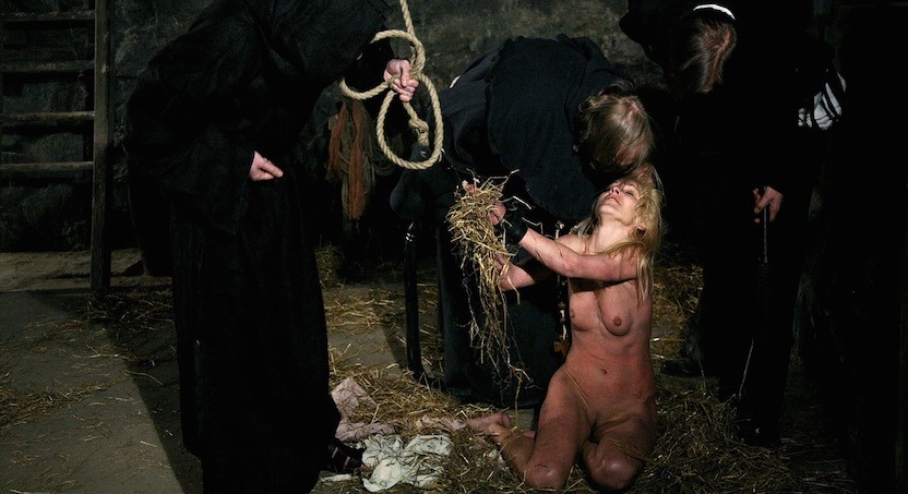 Blonde Witch Romina Endures BDSM Gang Bang & Rope Suspension 2