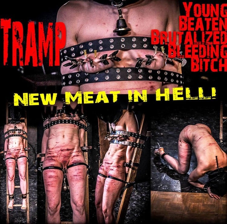 Tramp - Young Beaten Brutalized Bleeding Bitch